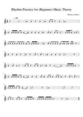 Rhythm Practice for Beginner Music Theory
