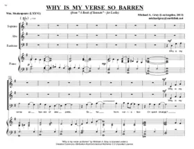Why is my verse so barren?