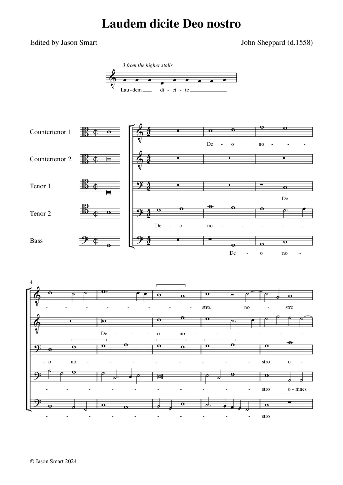 Laudem dicite Deo - Page 1