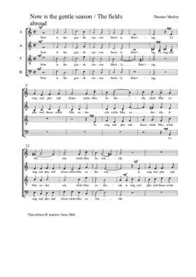 Now is the gentle season