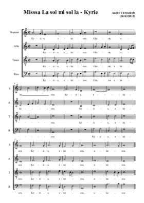 Missa la sol mi sol la