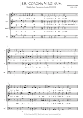 Jesu corona Virginum