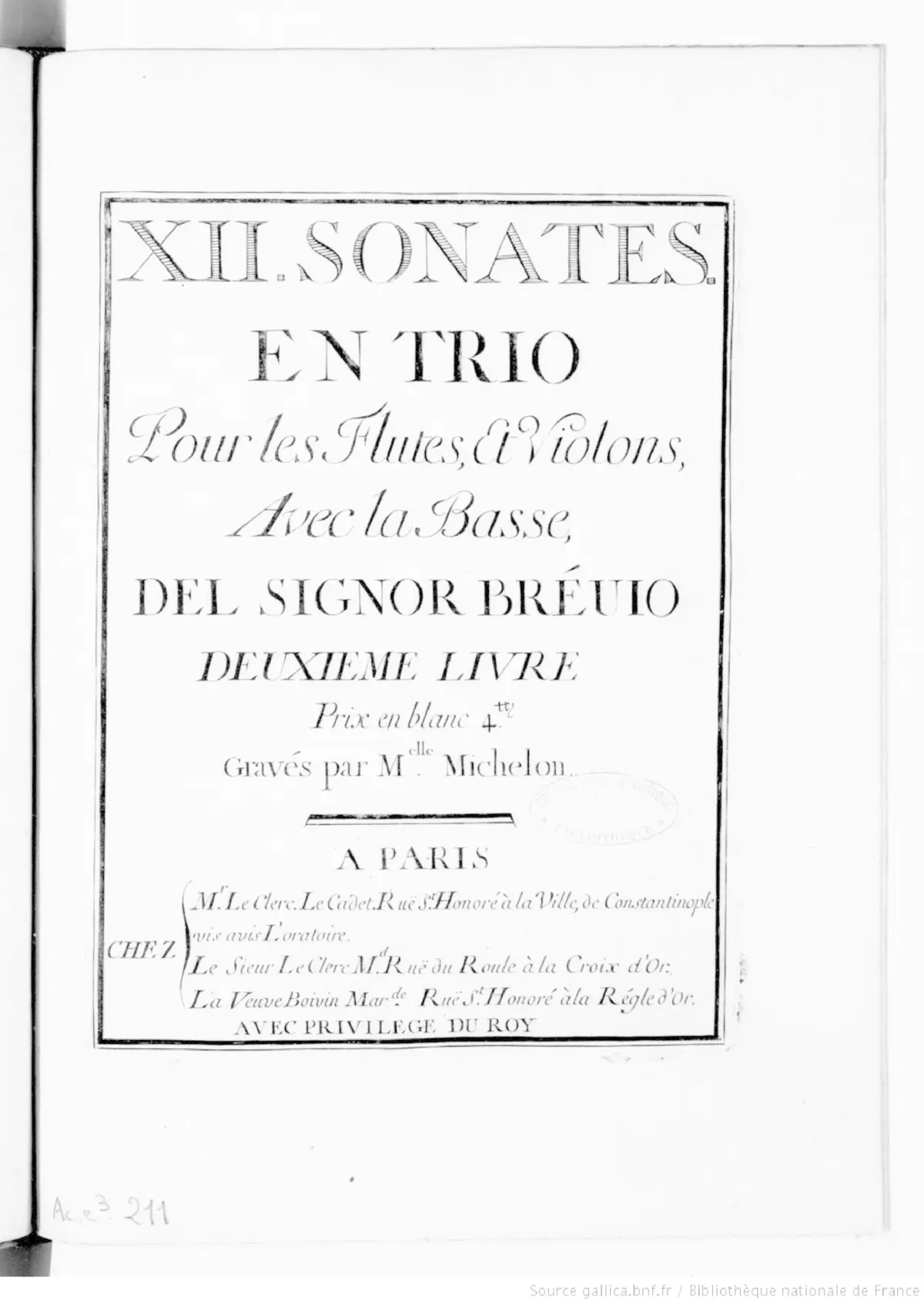 12 Trio Sonatas, Op.2 - Page 1
