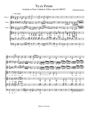 Tu es Petrus, MH 397