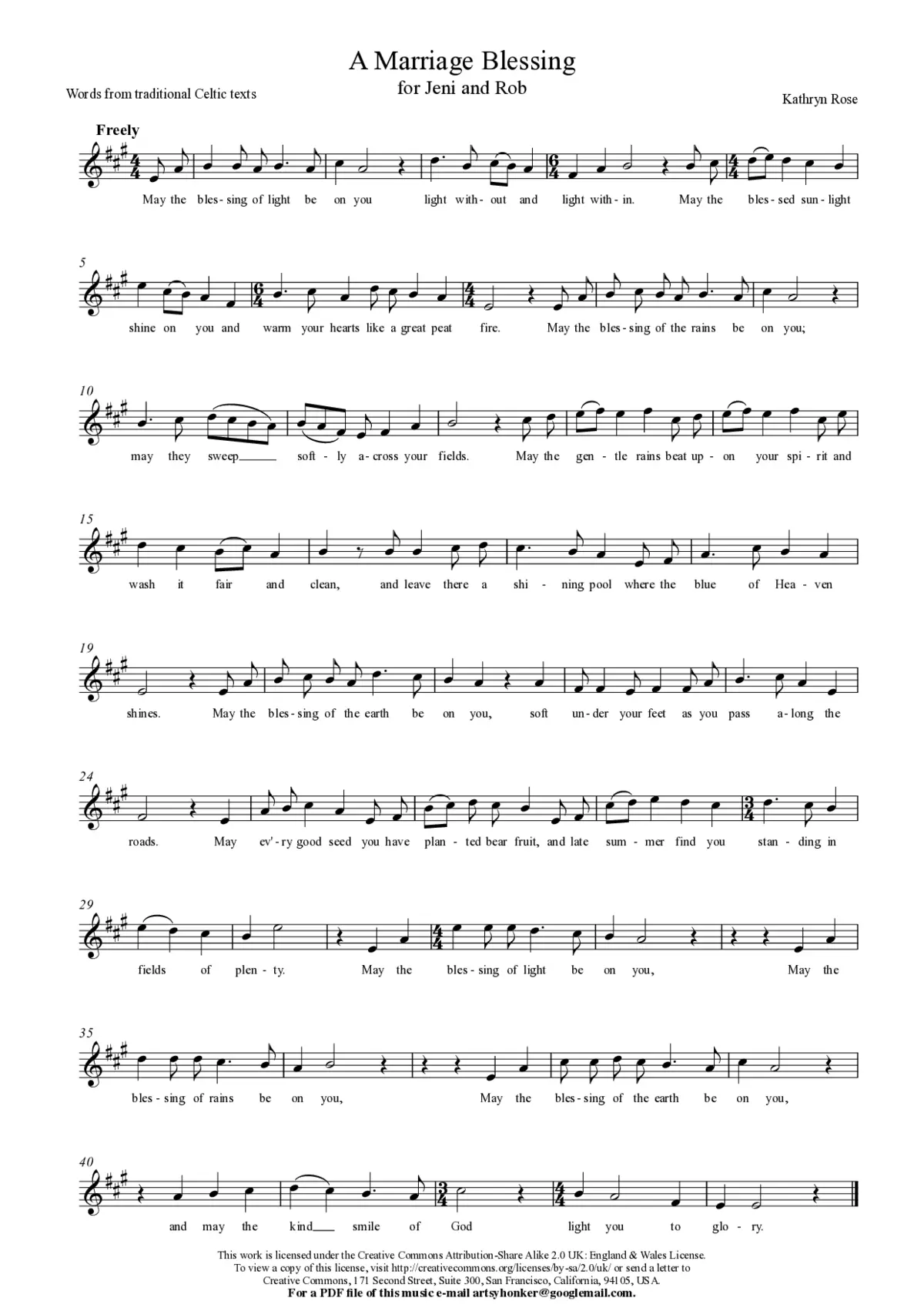 A marriage blessing - Page 1