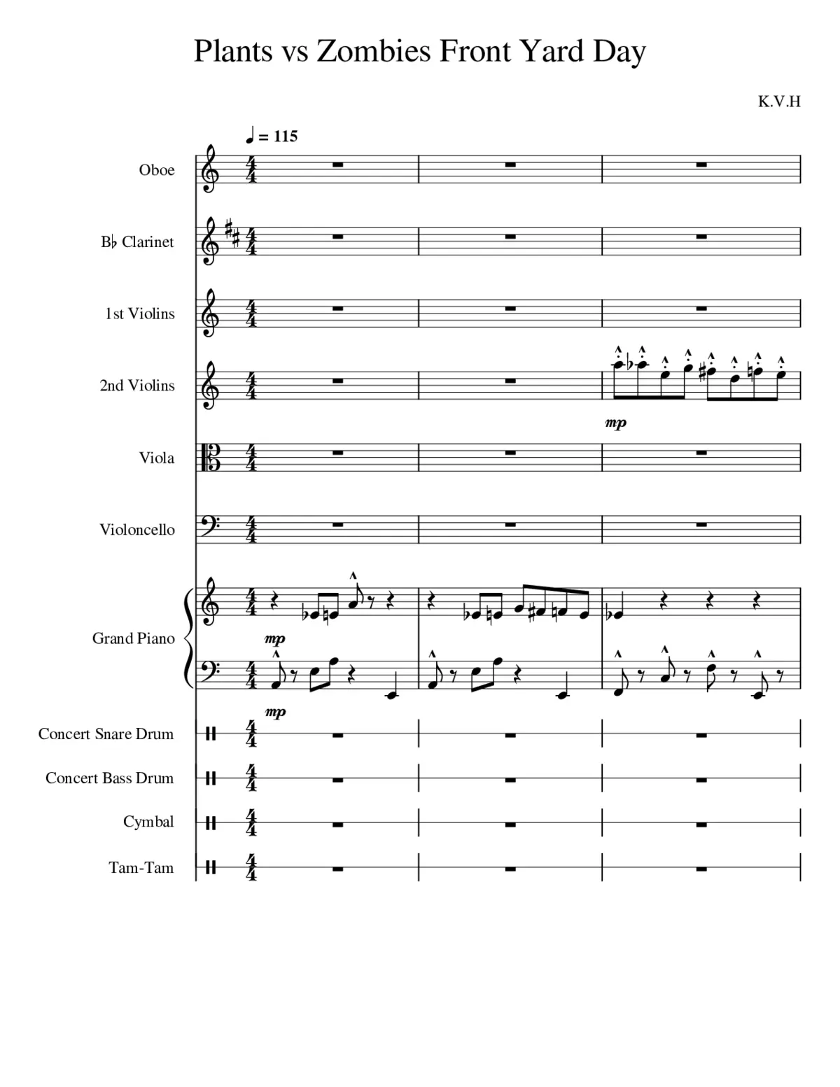 Plants vs. Zombies Soundtrack - Page 1