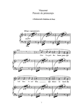 Pensée de printemps