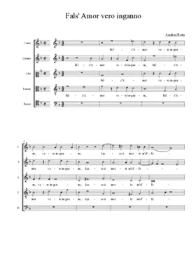 Fals'Amor, vero inganno