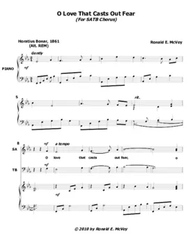 O love that casts out fear