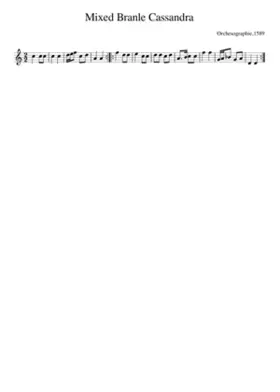 Mixed Branle Cassandra