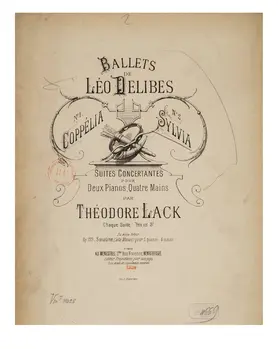 Ballets de Léo Delibes. Suites concertantes pour deux pianos, quatre mains.