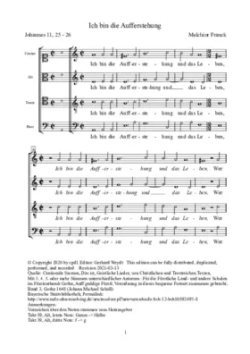 Ich bin die Auferstehung