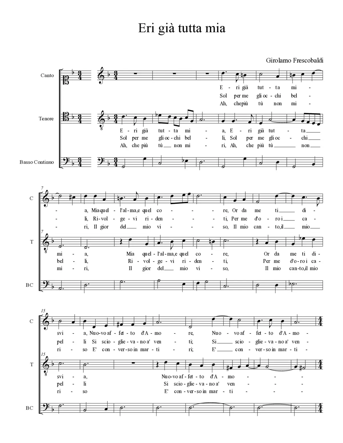 Eri già tutta mia - Page 1