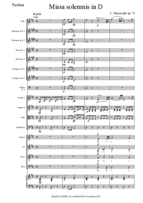 Missa solemnis in D
