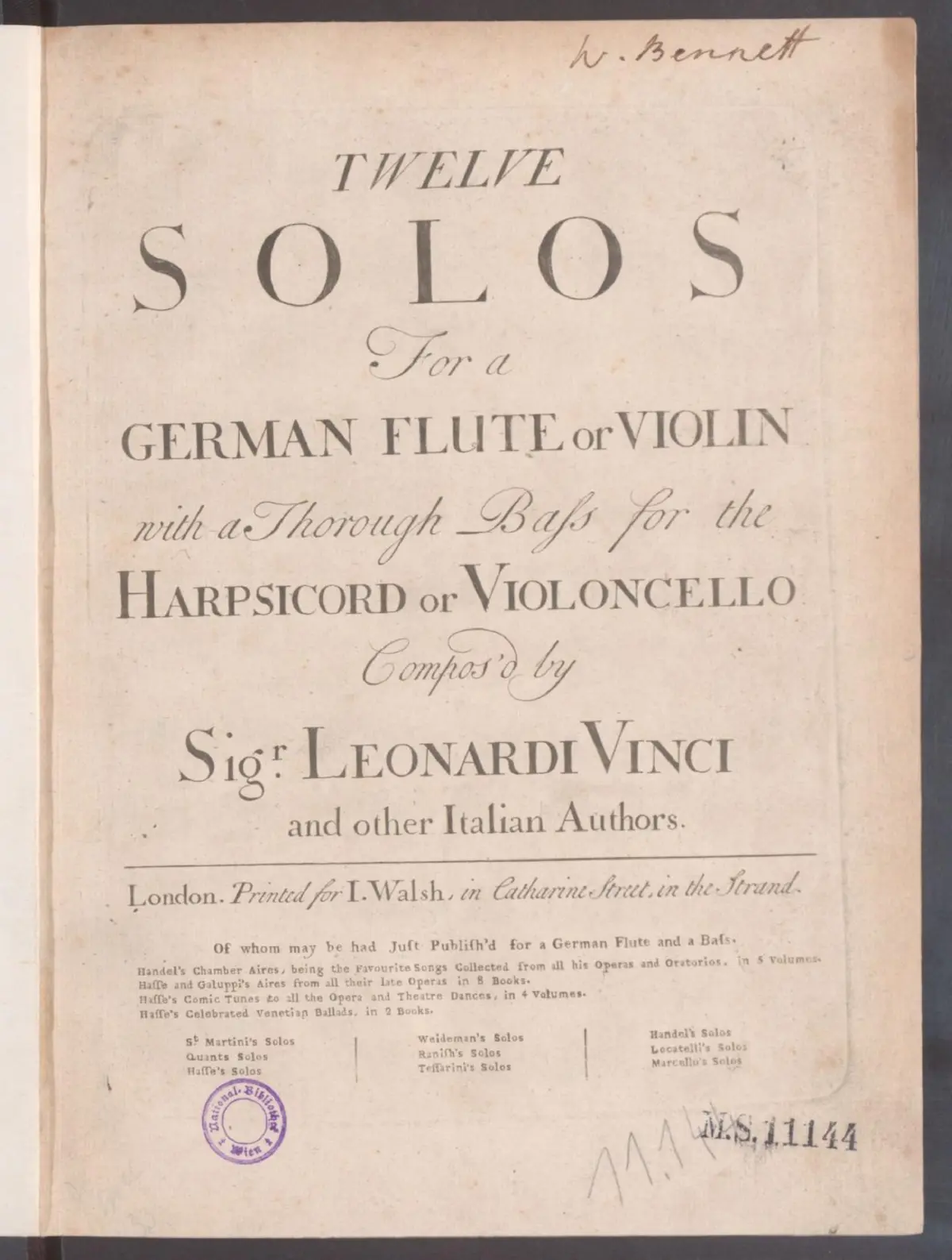 12 Sonatas - Page 1