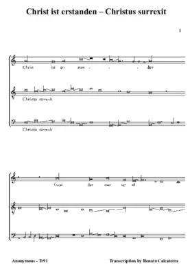 Christ ist erstanden - Christus surrexit