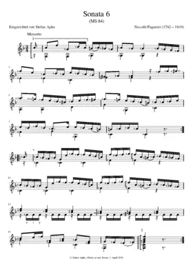 Guitar Sonata in F major