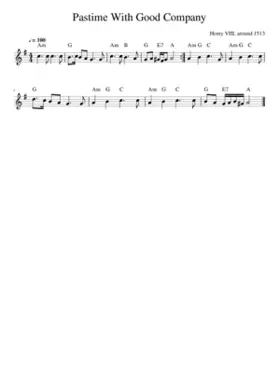 Pastime With Good Company