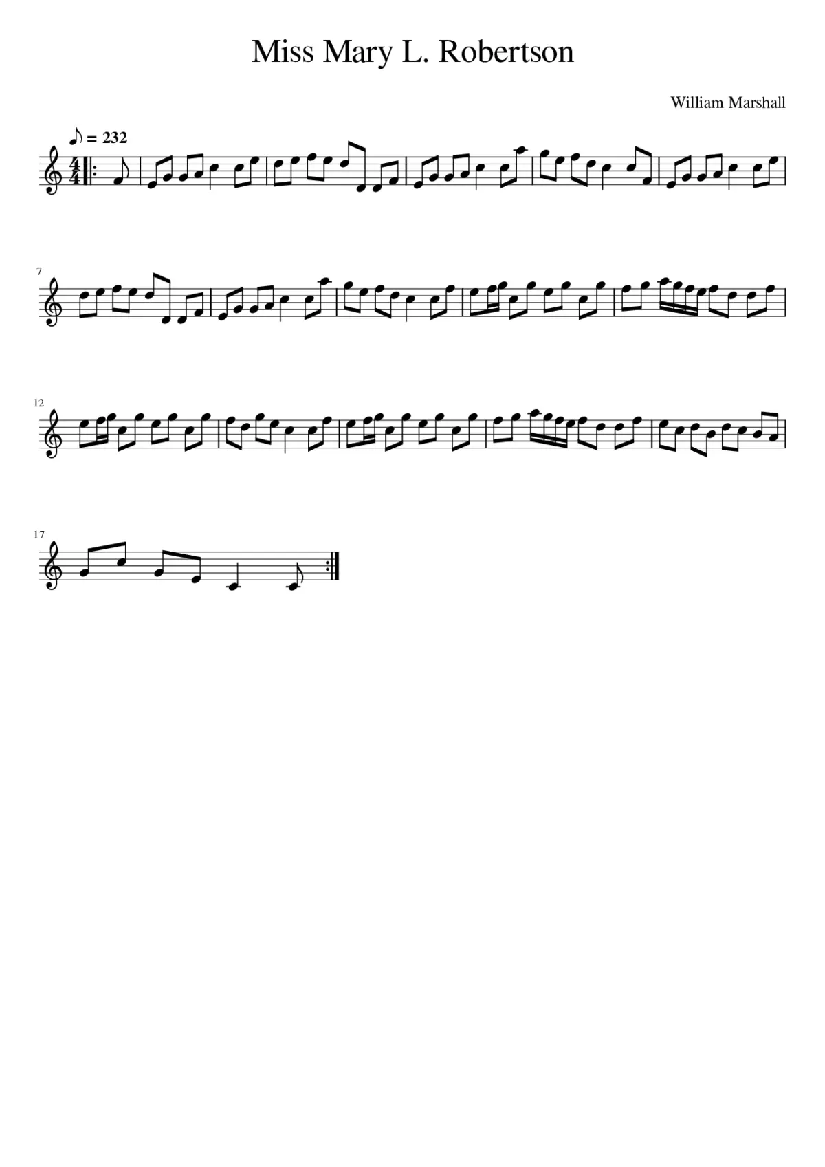 Miss Mary L. Robertson - Page 1