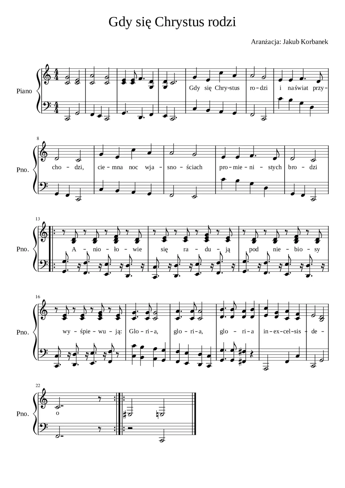 Gdy siÄ Chrystus rodzi - Page 1