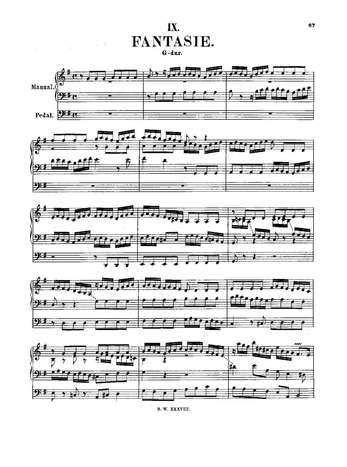 Fantasia in G major - Page 1
