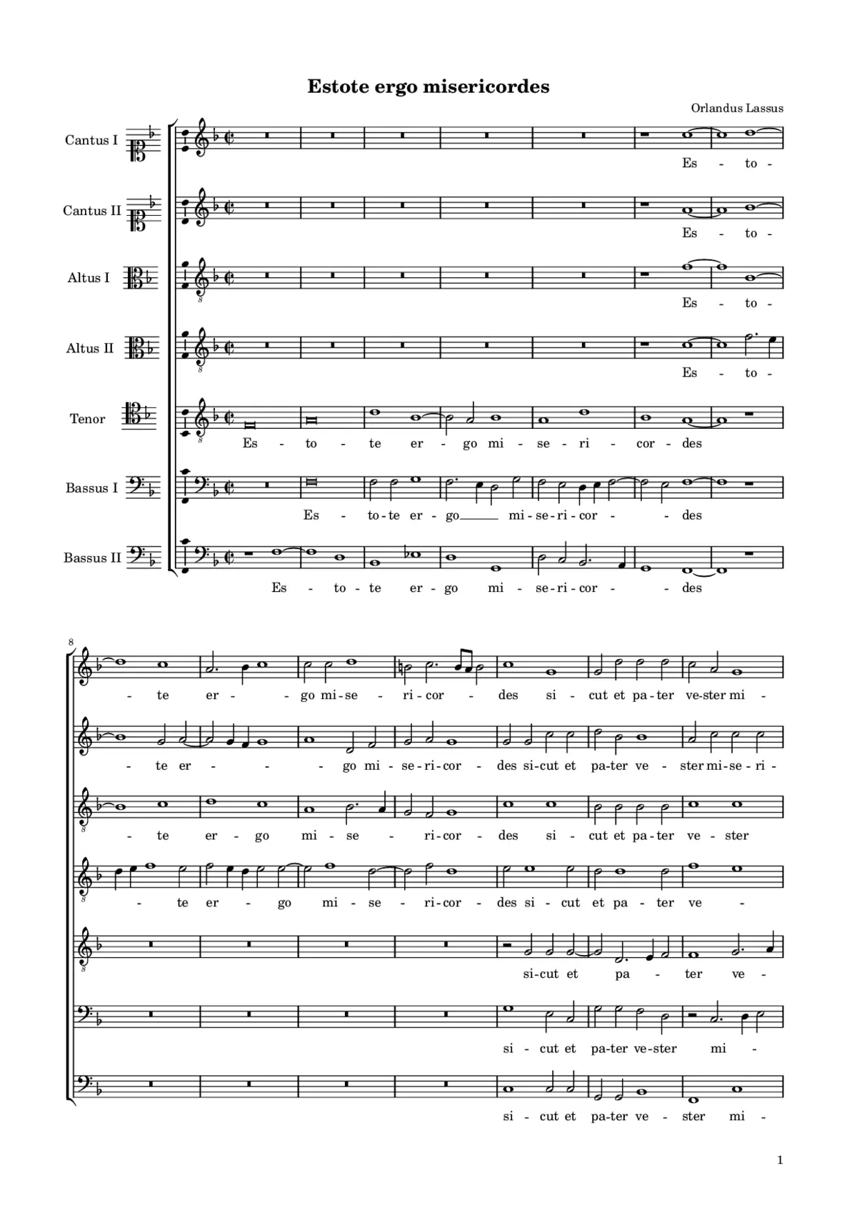 Estote ergo misericordes - Page 1