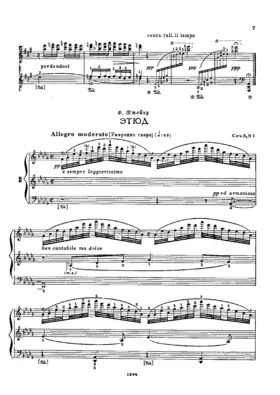 3 Etudes for Piano