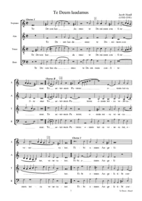 Te Deum laudamus a 8