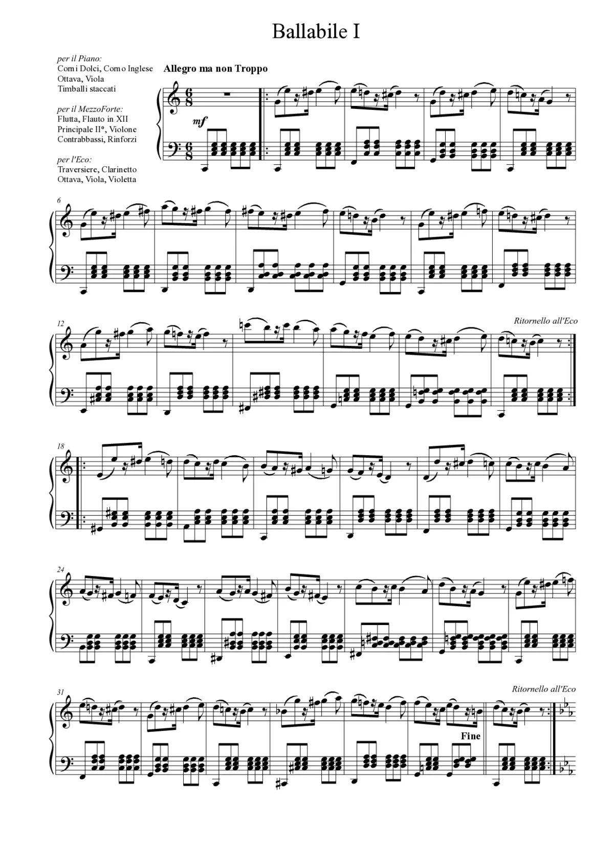 12 Ballabili - Page 1