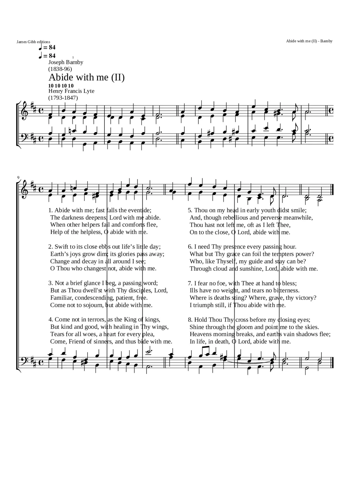 Abide with me (II) - Page 1