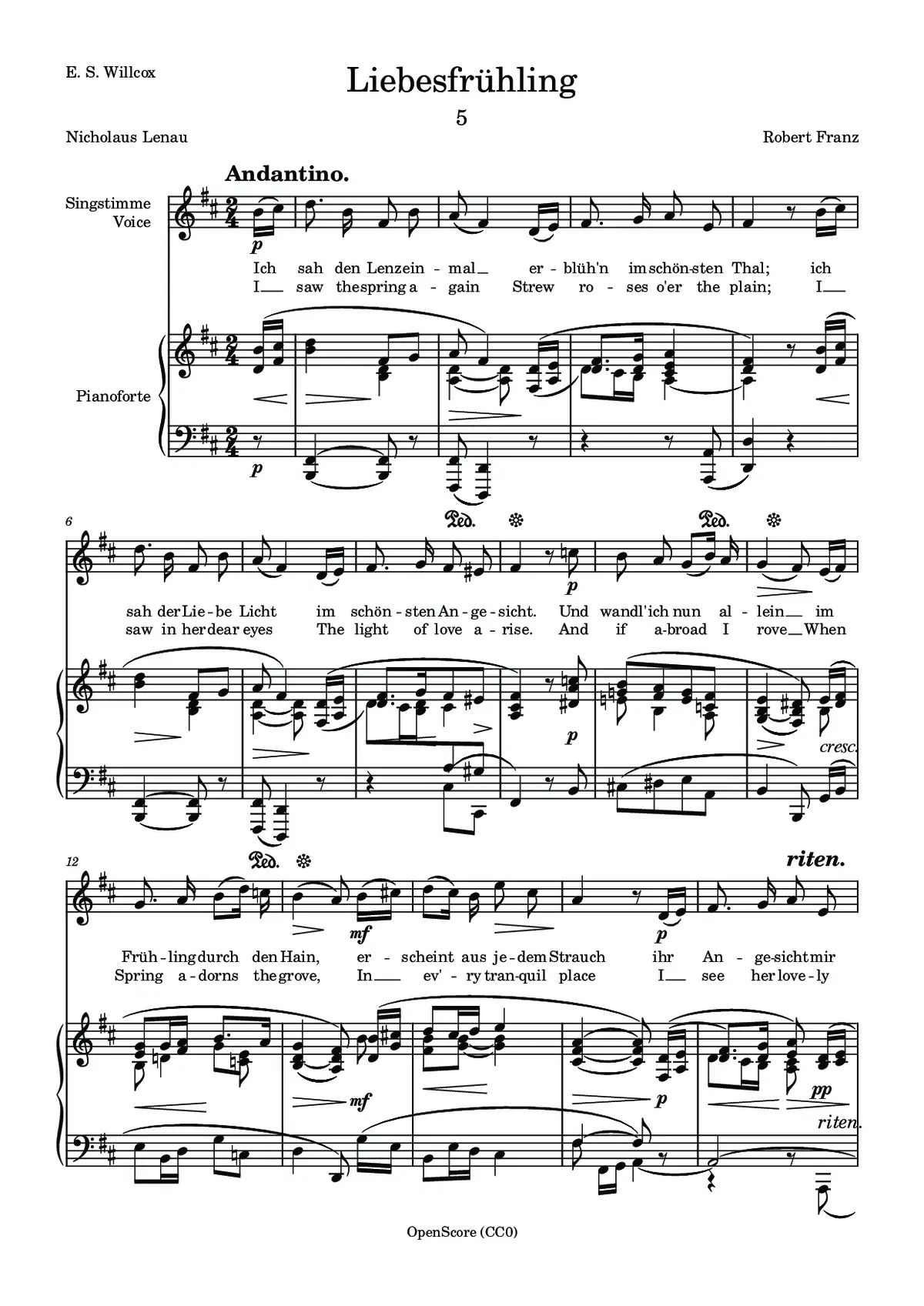 Liebesfrühling - Page 1