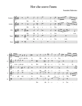 Hor che soave l'aura