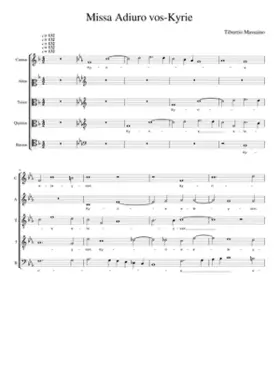 Missa Adiuro vos