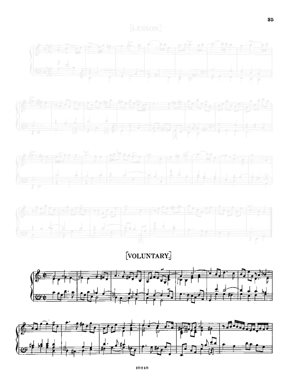 Voluntary in C major - Page 1
