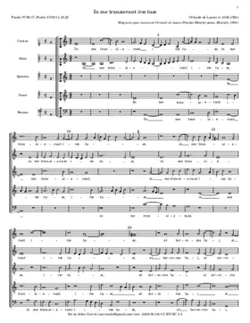 In me transierunt irae tuae