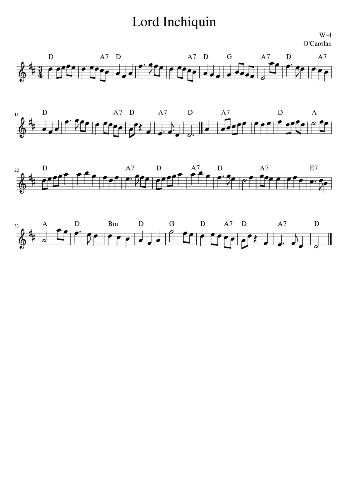 Lord Inchiquin - Page 1