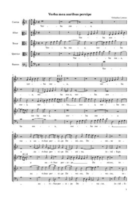 Verba mea auribus percipe