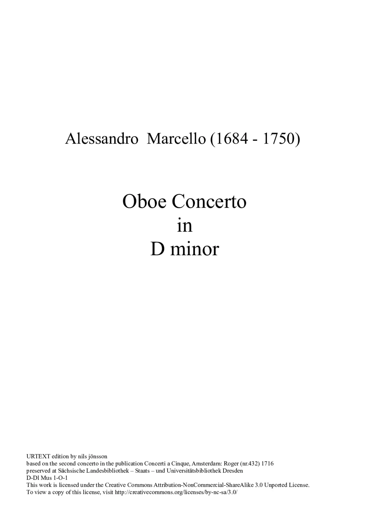 Oboe Concerto - Page 1