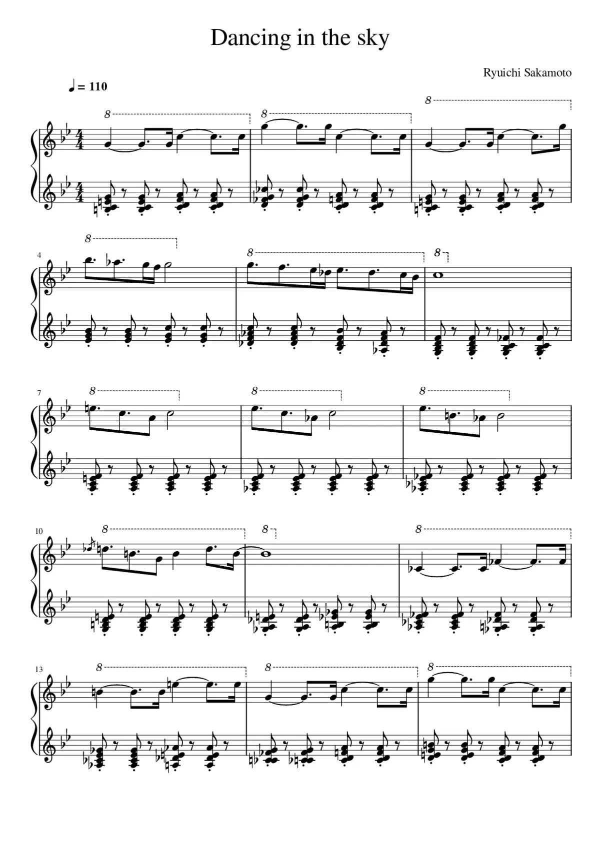 dancing in the sky - Page 1