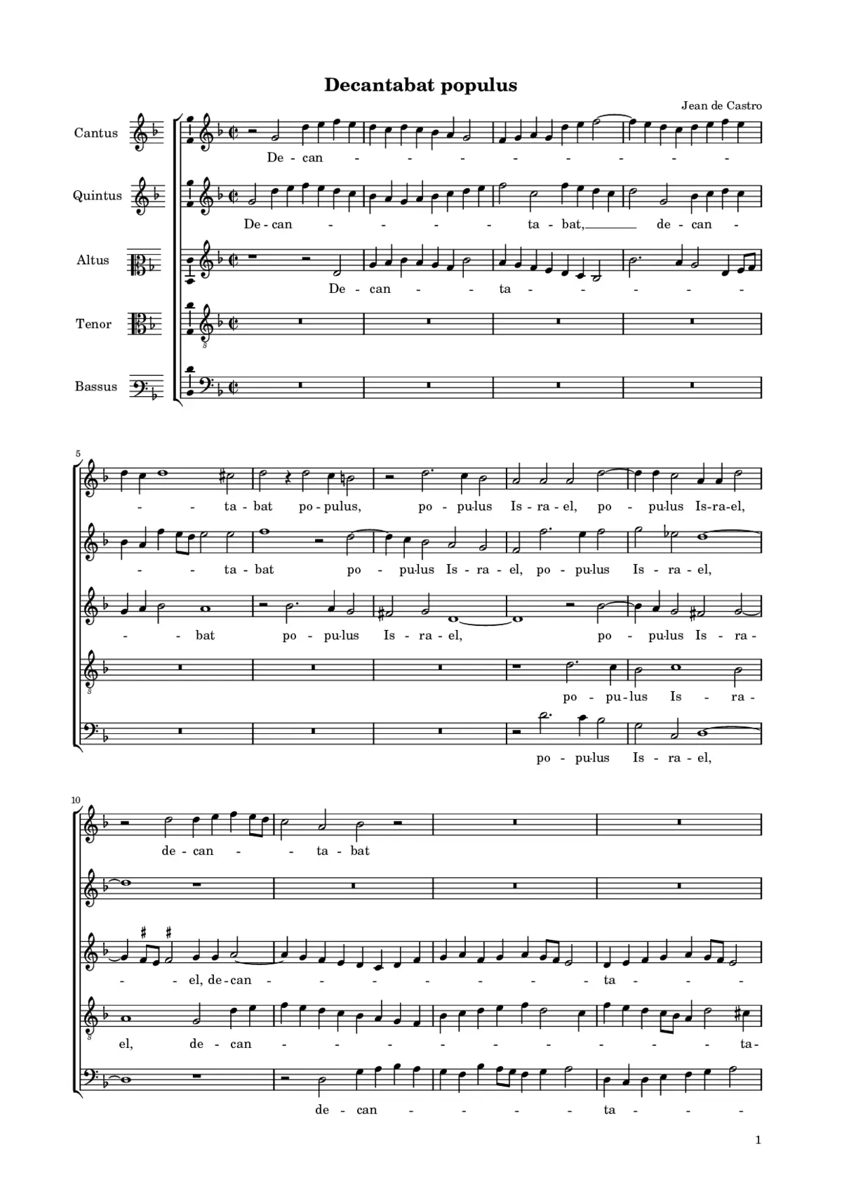 Decantabat populus - Page 1