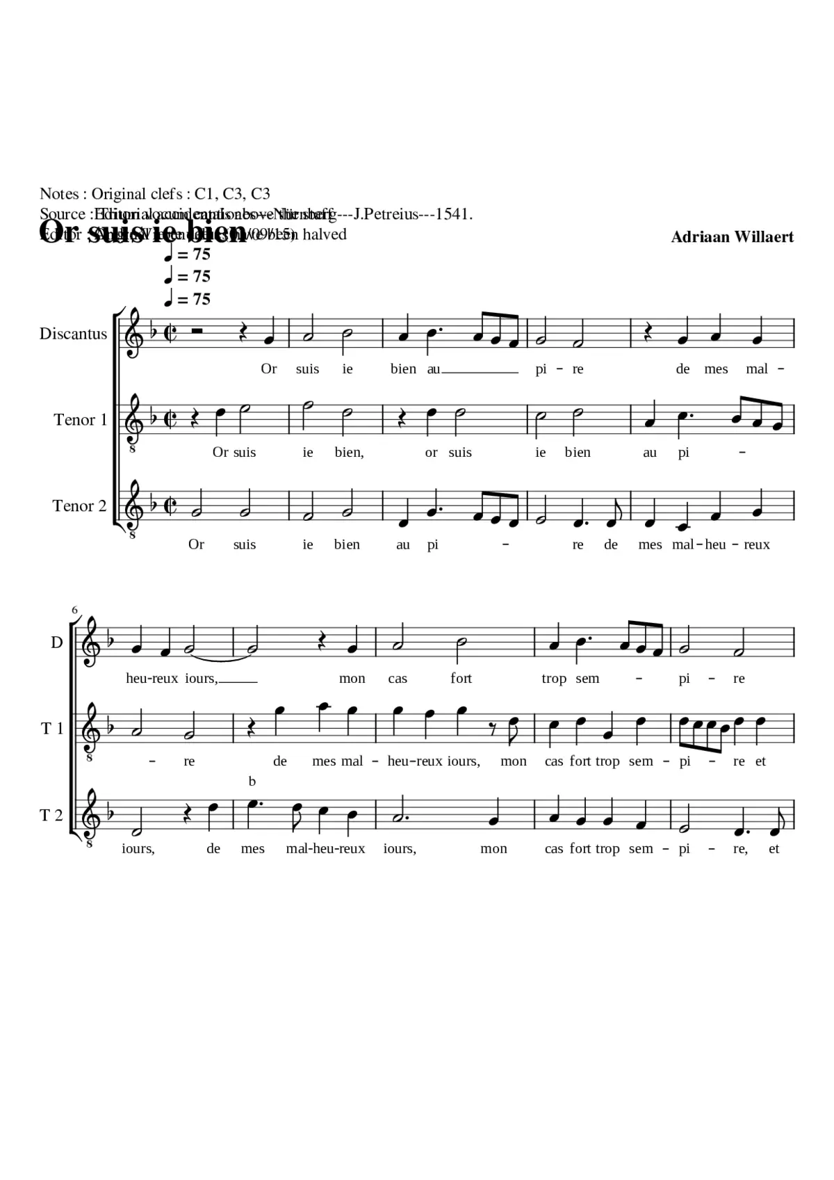 Or suis je bien - Page 1