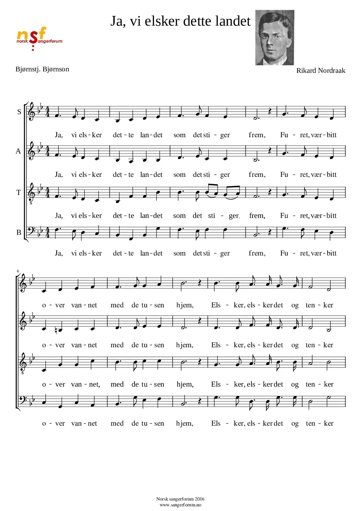 Ja vi elsker dette landet - Page 1