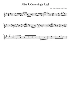 Miss J. Cumming's Reel