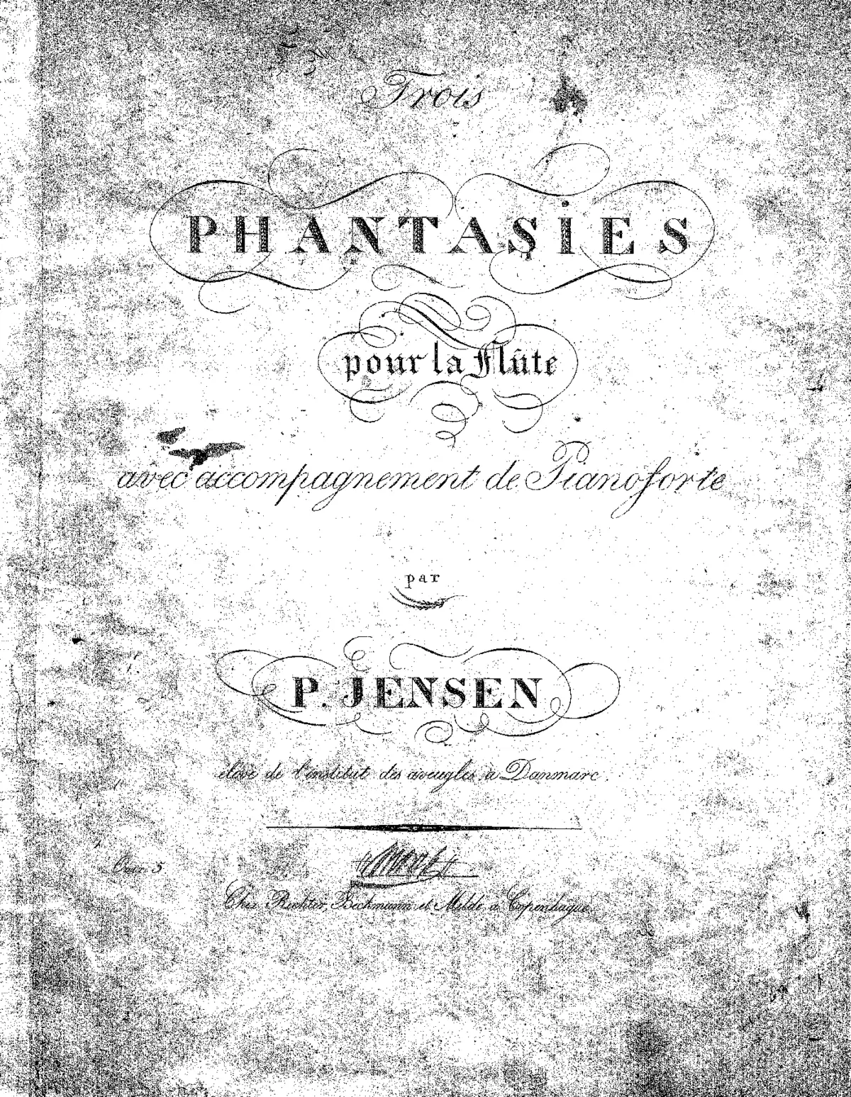 3 Phantasies pour la Flute avec accompagnement de Pianoforte - Page 1