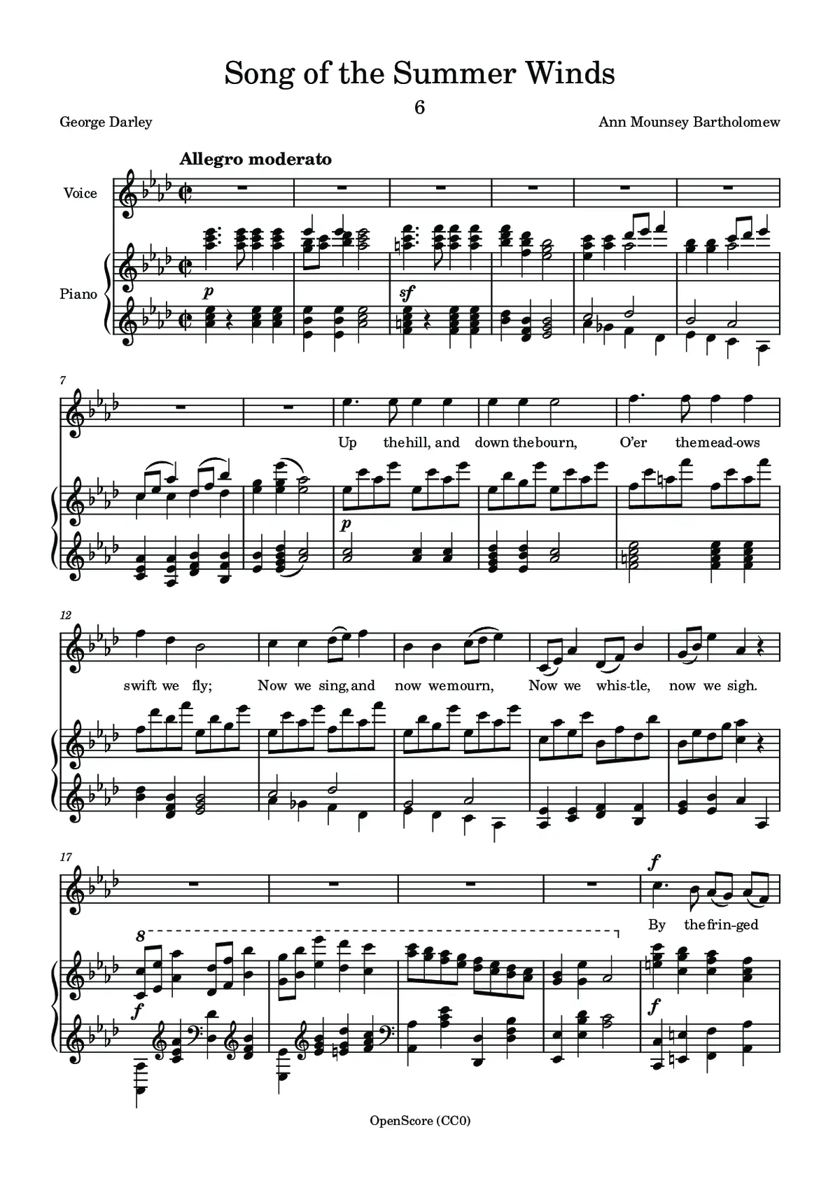 Song of the Summer Winds - Page 1