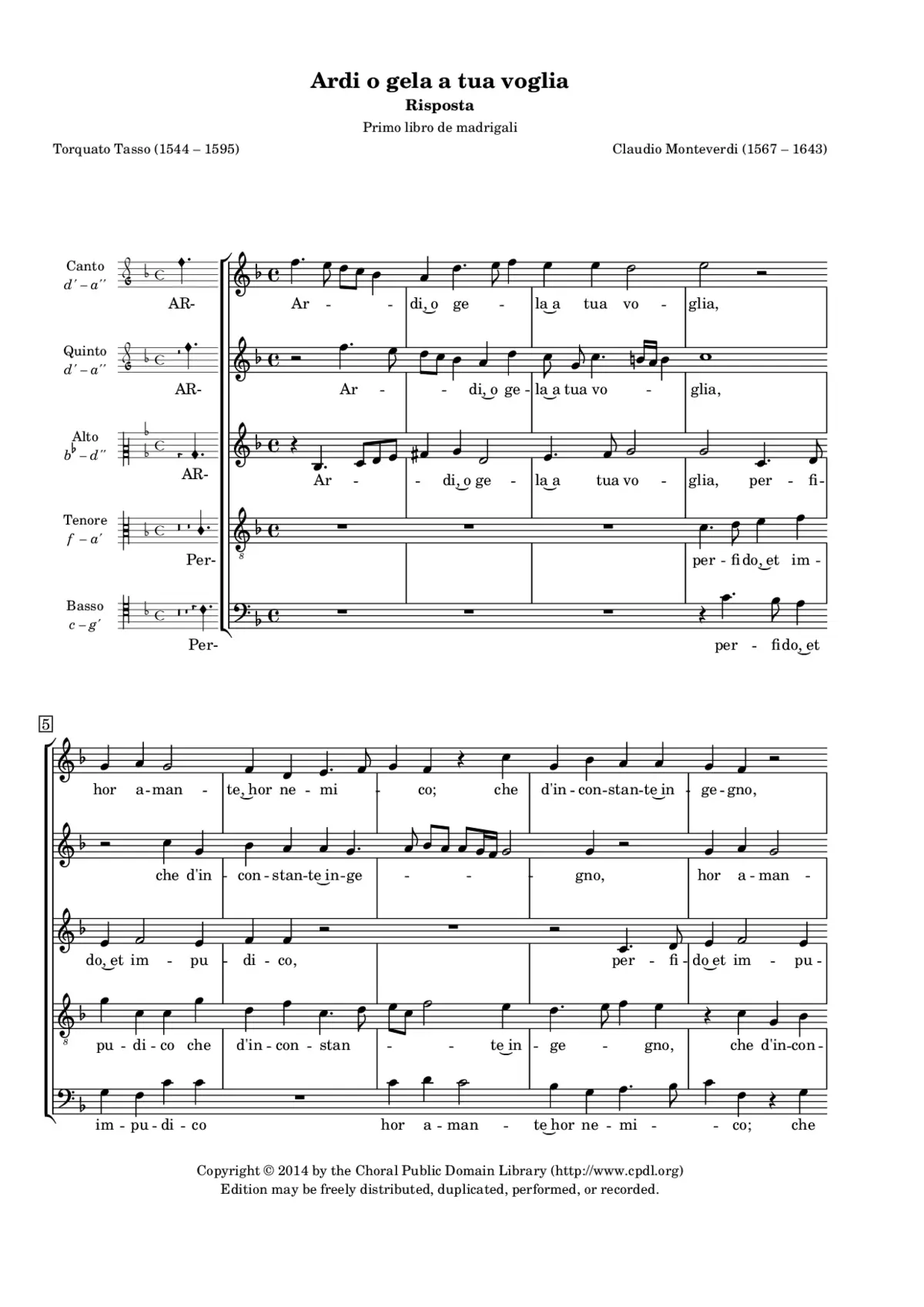 Ardi o gela a tua voglia - Page 1