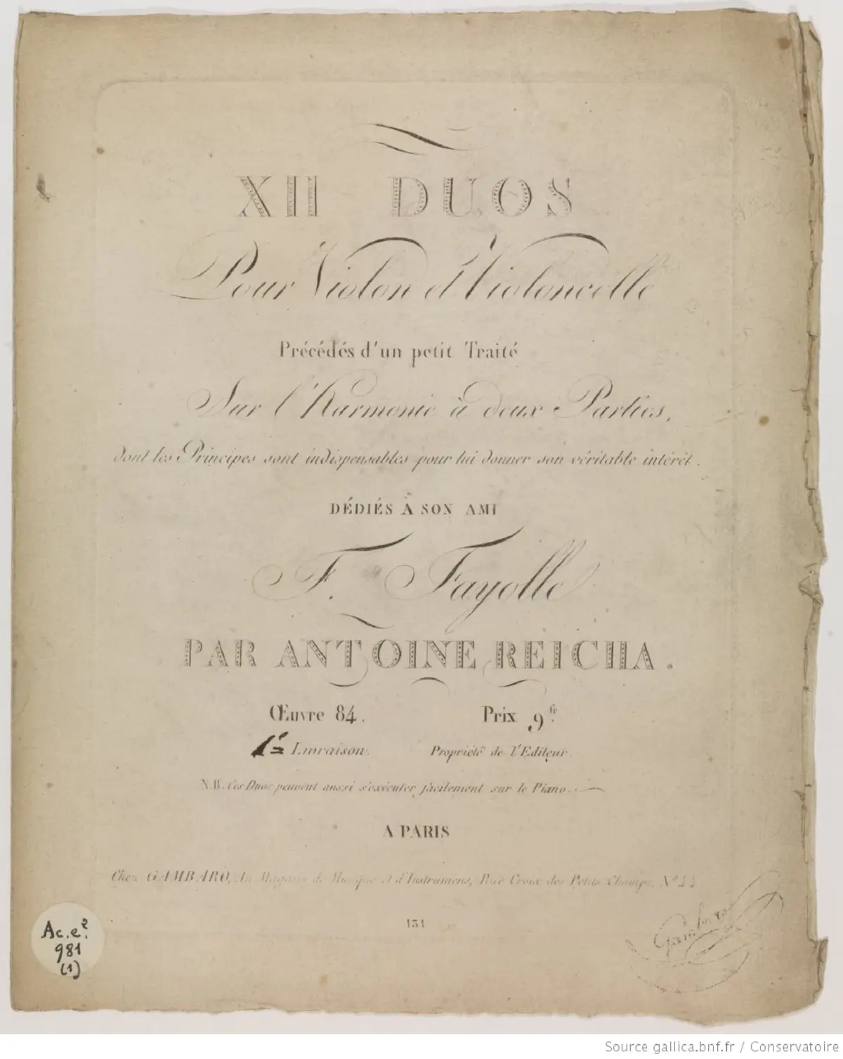12 Duos, Op.84 - Page 1
