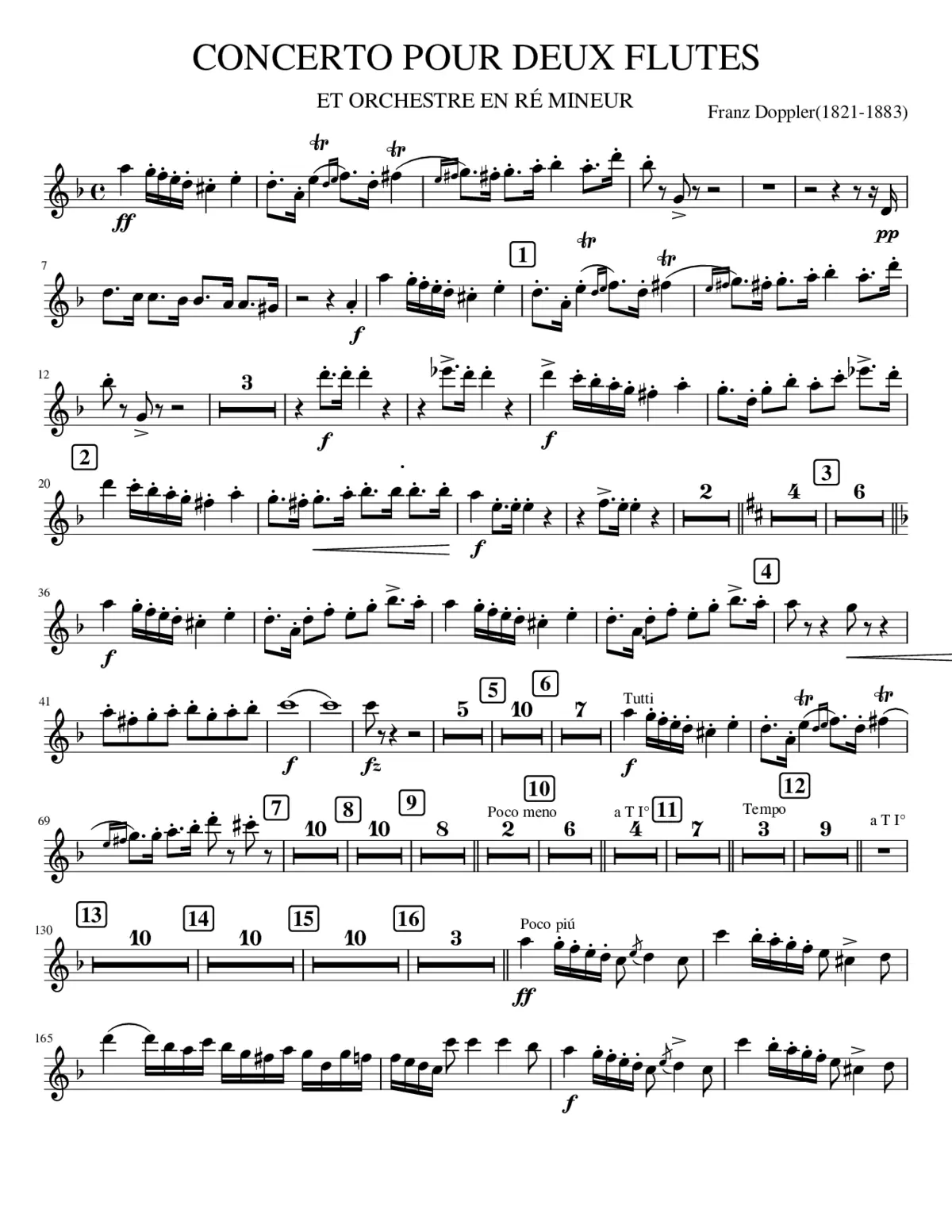 FL2. CONCERTO 2 FLUTES - Page 1
