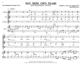 Not mine own fears
