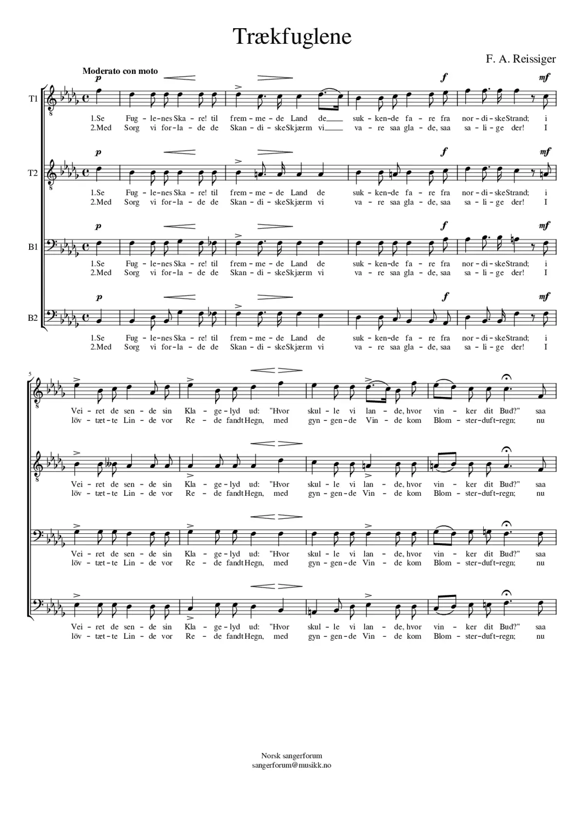 Trækfuglene - Page 1